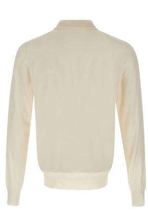 Cream wool turtleneck PAOLO PECORA | A003F0011102